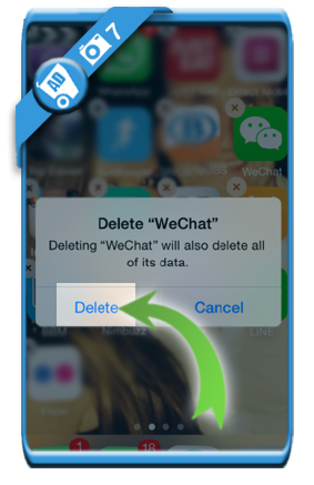 delete wechat account