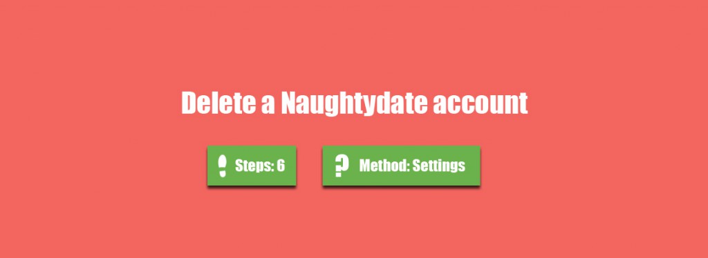 Naughtydate как удалить аккаунт с телефона