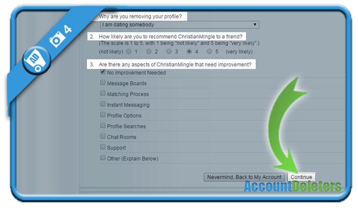 How To Delete My Christian Mingle Account AccountDeleters